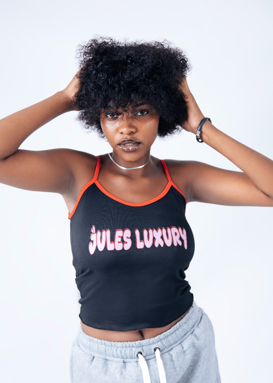 Jules Luxury Crop Singlet